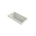 Kohler Bath Tub, 60 in L, 32 in W, Dune, Acrylic 1130-NY